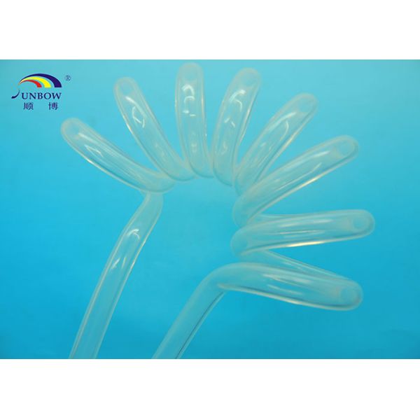 Fluoroplastic Spiral PFA Tube , Plastic Heat Resistant Tubing For Unity PFA Winding Tubing