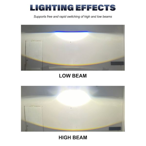 2.5 Inch LED Fog Projector Lamp 45W Focused Output 6000K Universal Use