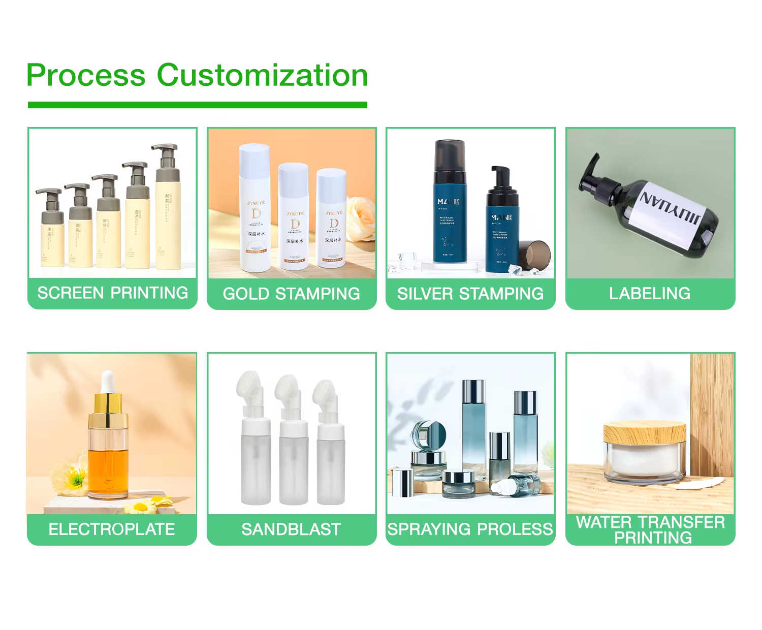 ISO 9001 Certified Amber Color Light-Blocking Protection Cosmetic Cream Jar and Plastic Cream Jar