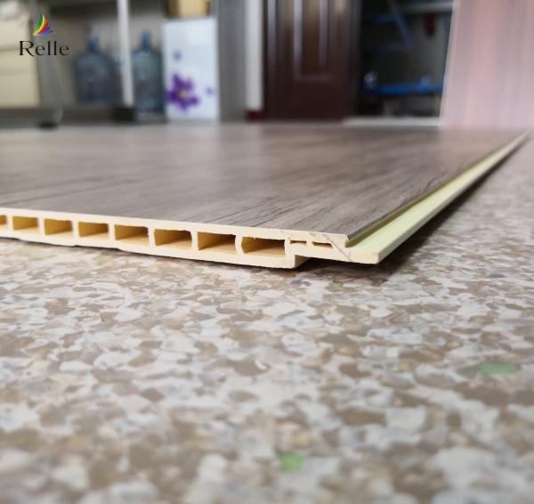 Width 450mm-600mm Woodgrain PVC Cladding MDF Wood Effect Bathroom Cladding