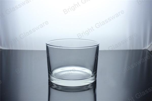 clear large cylinder glass candle jar in home decoration