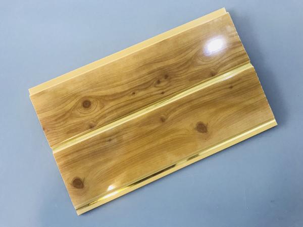 Tamanho decorativo do × 7mm dos painéis de parede 200mm do Pvc da sala de visitas fácil montar