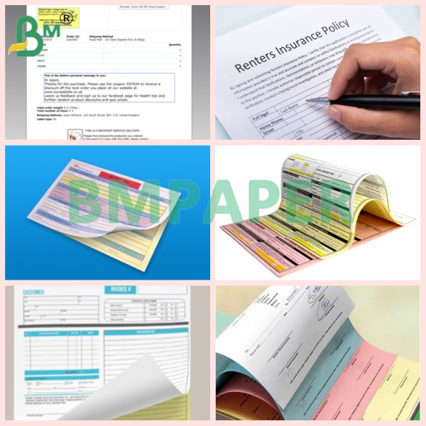 NCR Carbonless Copy Paper - Self Copying Paper For Invoices, Receipts