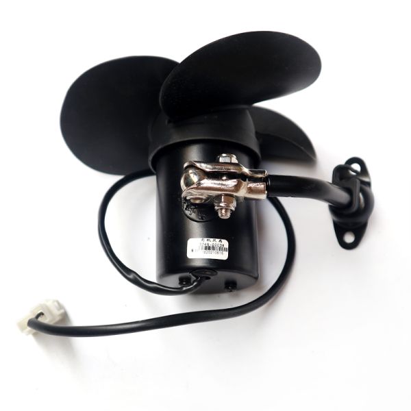 2010- Plastics Bus Accessories Single Speed Long Pole Black Driver Fan for KING LONG Bus