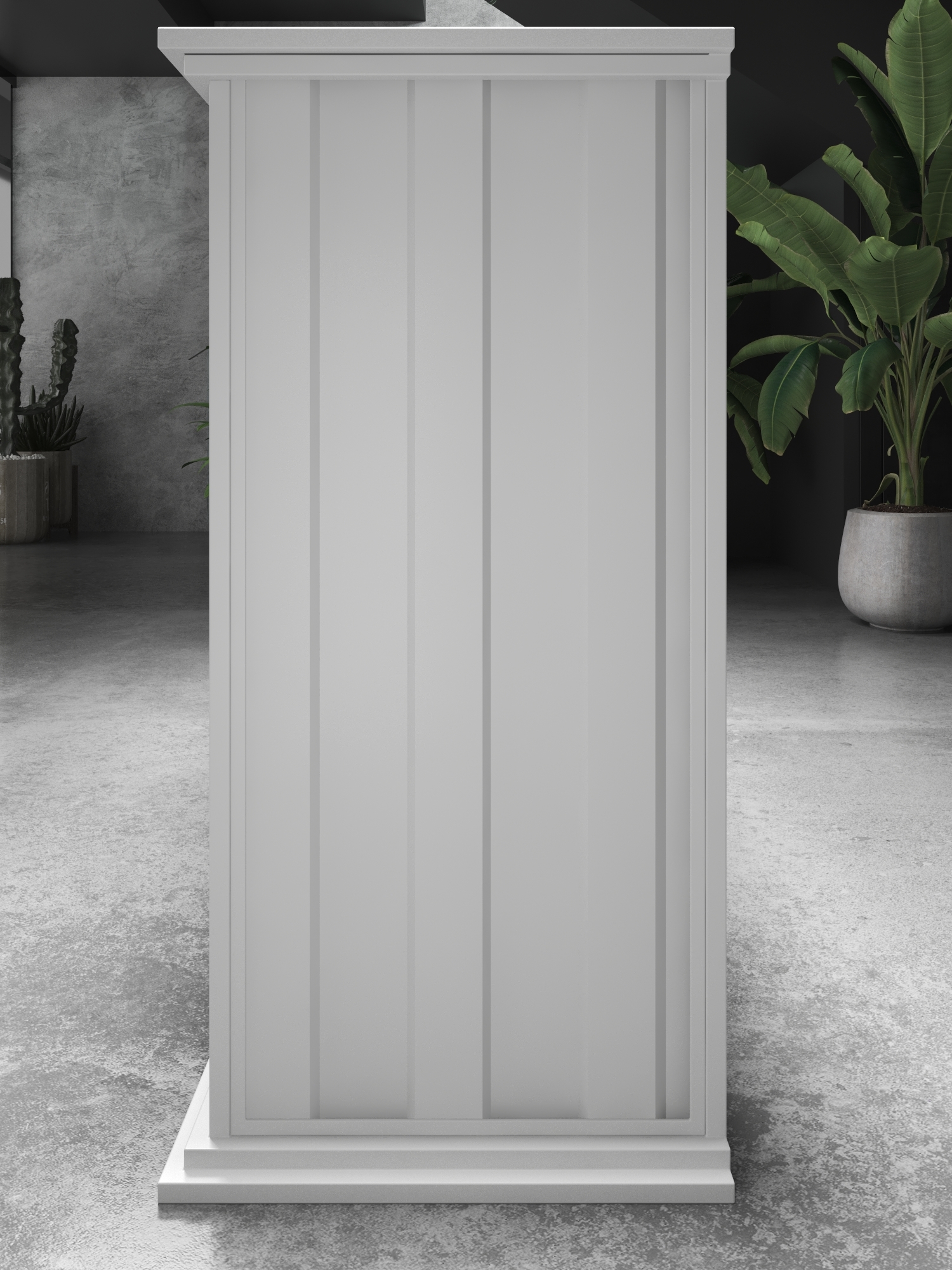 Customized Color Durable Iron Frame Compact Design Front Desk for Commercial Use