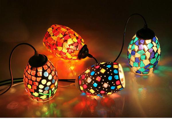 Turkish Style Retro Vintage Pendant Light island lamp single glass pendant lighting(WH-DC-36)