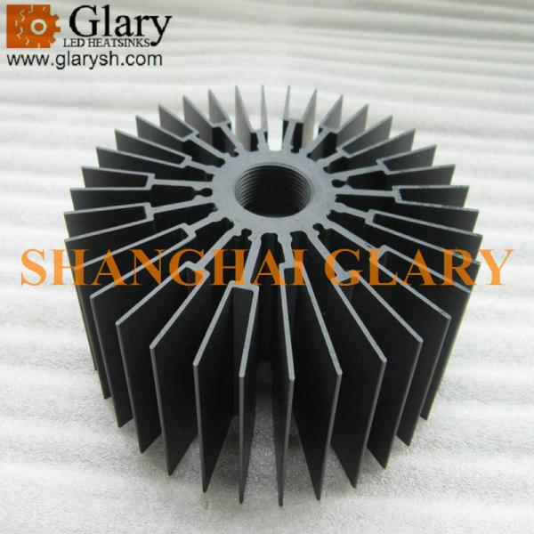 GLR-HS-443 150mm round aluminum extrusion heatsink profile, 5.91 led cooler