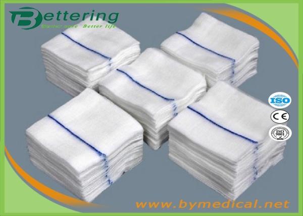 Medical Non woven Swabs Absorbent sterile non woven sponge pads Safe Medical Wound Dressing pads with X ray line