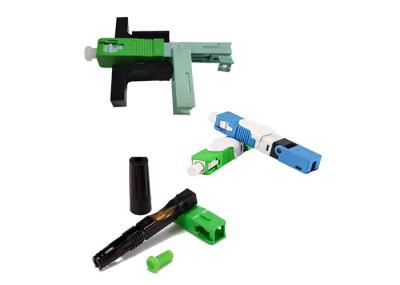 FTTH APC UPC SC Fiber Optic Connector Single Mode 0.3dB