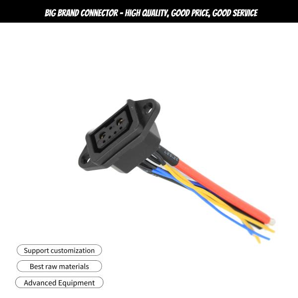 Jbocnt EV Charging Socket 2+4P EV Connector For Ebike Lithium Battery Charging / Discharging