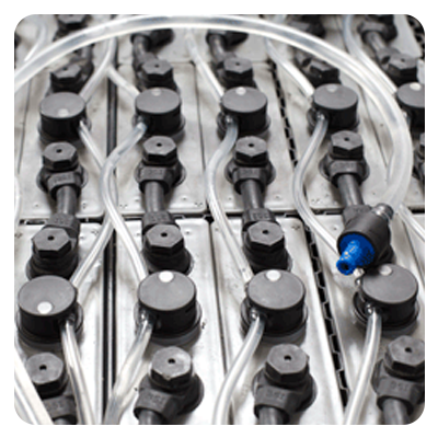 24V 12 Cells Electric Forklift Battery Watering System FROTEK AWS-12 CE Certification