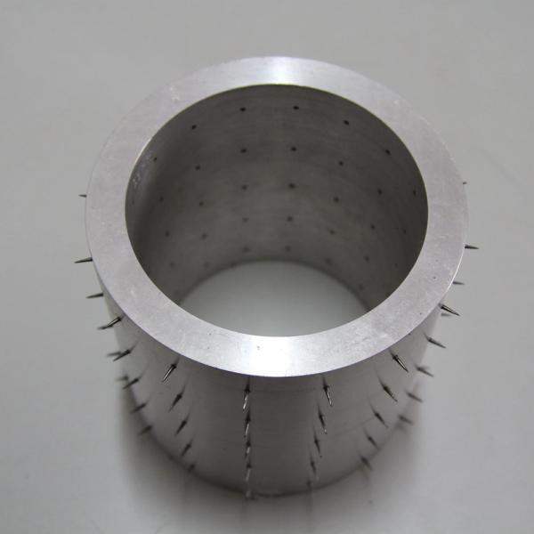 Needle Perforating Pin Sleeves Pinned Rollers In Aluminium Alloy