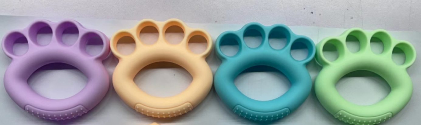 Silicone Circle Stress Releasing Silicone Hand Grip Strengthener Ring