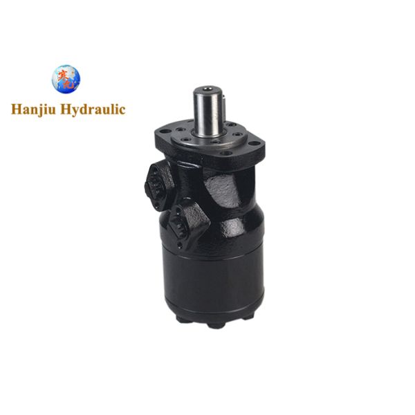 Motor hidráulico de la serie BMH de 500 ml/r con brida de 4 tornillos, eje recto de 31,75 mm