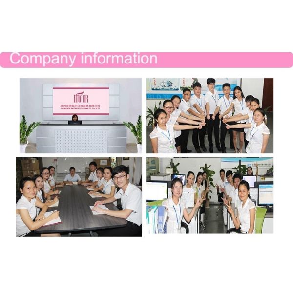 Plastic Brush Sets Colorful Mermaid Brush With Makeup Brush Holder