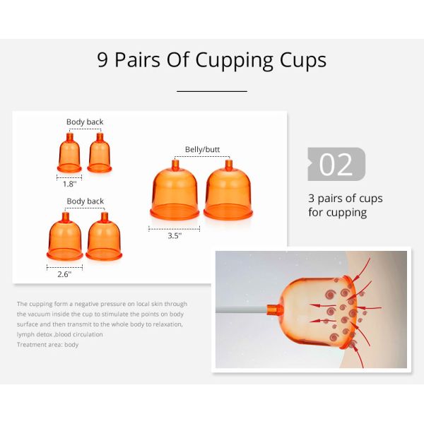 Commercial Vacuum Butt Lifting Machine Lymph Drainage Equipment