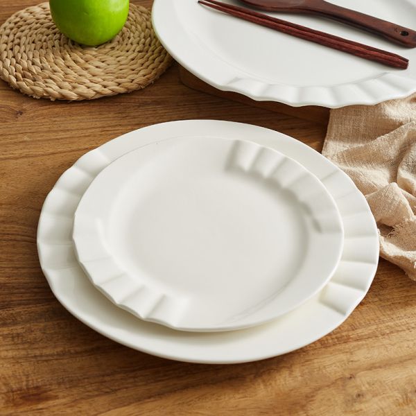 Farmhouse Style  10 Inch Porcelain China Dishes Personalized