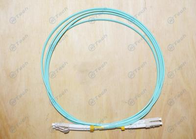 OM3 LC - LC Fiber Optic Jumper 10 Gig / Second Link Distances 300 Meters