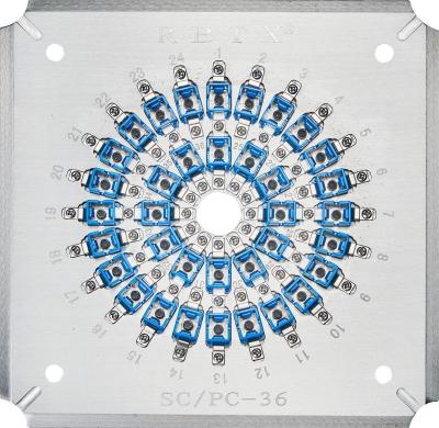 SCPC36  36 Ports Ferrule holder assembly for optical fiber end face polishing