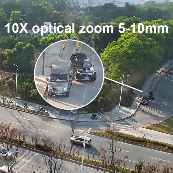 YGHT 5MP Motorized Zoom Outdoor Security Camera With Full Color Night Vision & Two-Way Audio, H.265, PTZ, IP67 Waterproof Camera