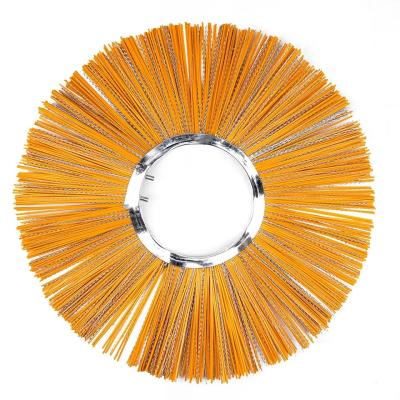 Electric Road Sweeping Brush Curb Broom 205mm Customized