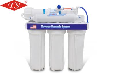Top Grade 5 Stages UF Water Filter , Reverse Osmosis Water Filter 41*11*34cm Size