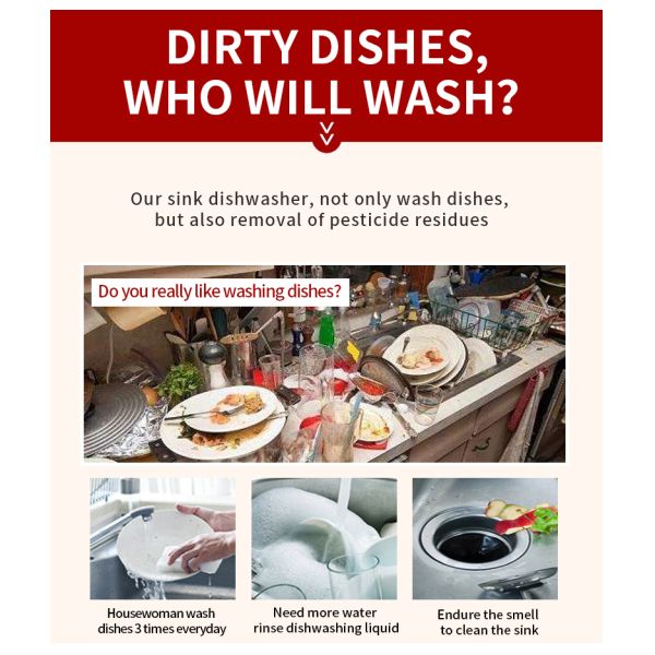 Цвет 220В/50Хз машины щетки шара наборов судомойки 6 раковины черный