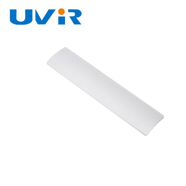 Placa de vidrio de cuarzo UV transparente de 2 mm para curado UV
