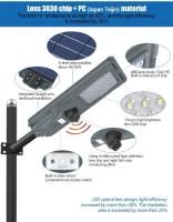 6000K - 6500K Solar Integrated Street Light 4 Megapixel Camera Street Light