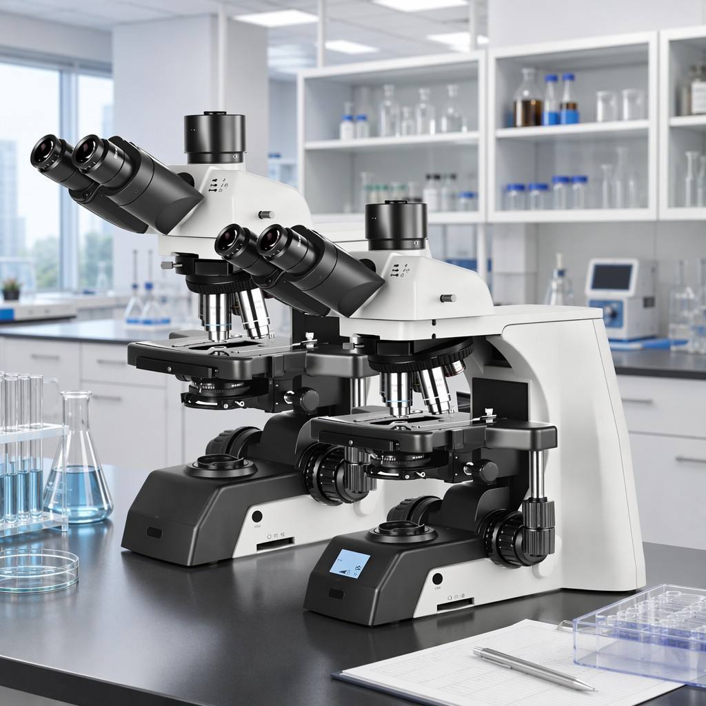 Supplier Upright Biological Microscope Darkfield DIC Fluorescence High Performance for Research Medical Lab CE MSS-M-OF011