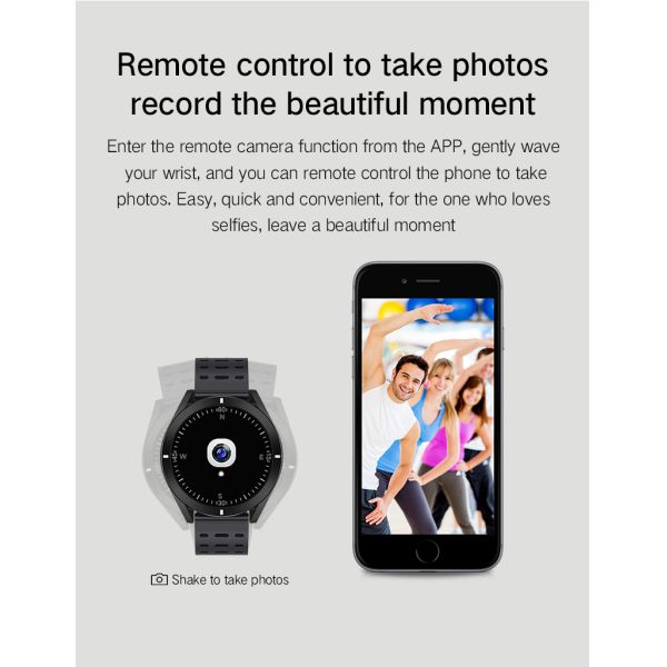 Браслет Sphygmograph отслежывателя тарифа сердца Smartwatch 1.3inch кровяного давления ECG