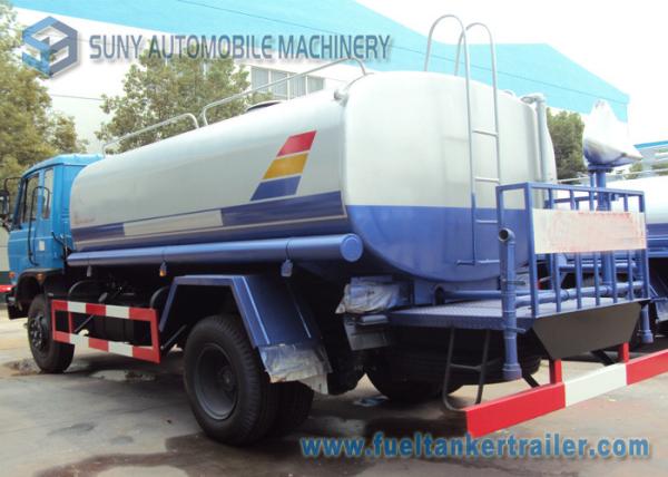 6000 L - 8000 L Sanitation Water Tanker Truck Dongfeng Chassis 4*2 Drive