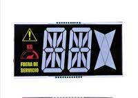 O Lcd indica 8 a tela larga do ângulo de visão do modo do Lcd do contraste alto do negativo da exposição decimal do segmento do VA DFSTN Lcd 7 dos números
