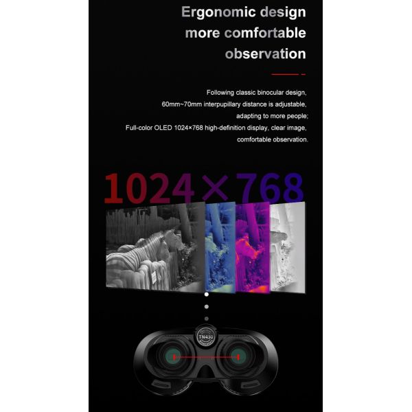 TN430 Thermal Imaging Night Vision Binoculars For Outdoor