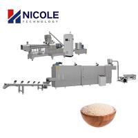 linha de processamento fortificada de aço inoxidável extrusão de limpeza automática completa do arroz 300kg/H