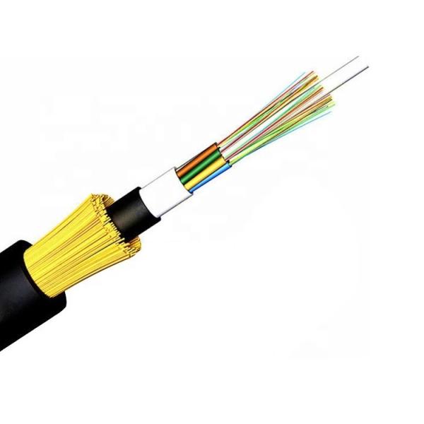All Dielectric Double Sheath Aerial Optical Fiber Cable Adss 12 Core