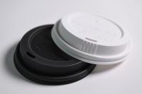 Couvercle biodégradable de tasse de café CPLA non plastique sans paille pour boissons chaudes et froides