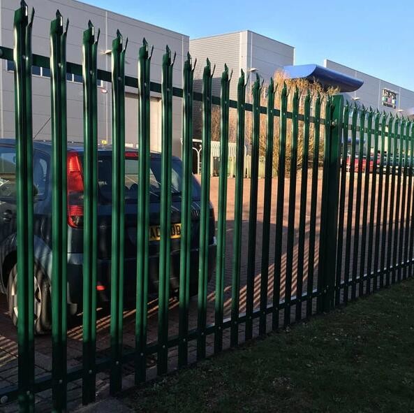 Metal D And W Pale 1.5m Steel Palisade Fencing Industry Security Panels