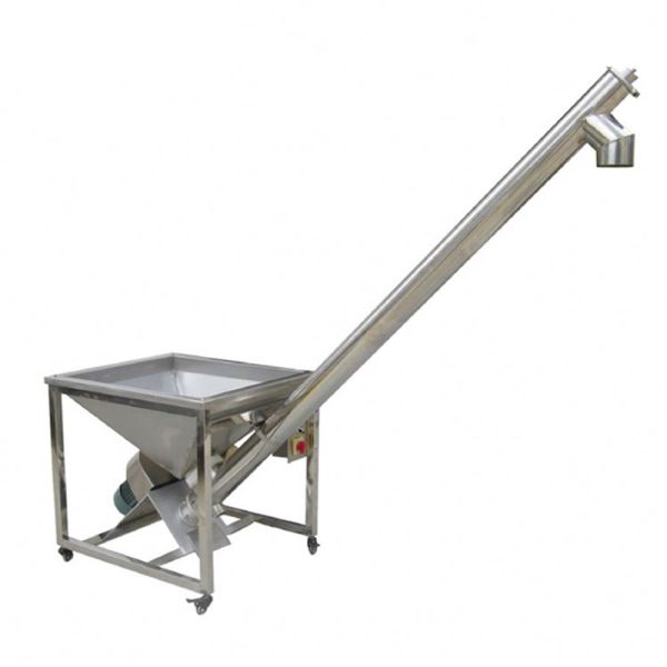 Custom Stainless Steel Heat Resistant Screw Feeder with 52L Hopper Capacity for Flour and Grains