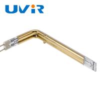 Tubo de aquecimento infravermelho banhado a ouro 150-6000W Filamento de tungstênio