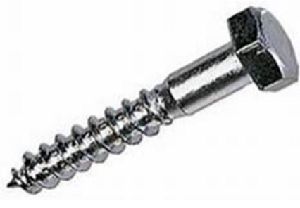 A2 Stainless Steel Hex Head Screws for Coach Self Tapping Fastener