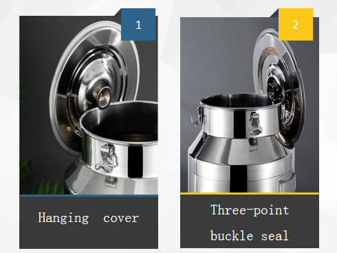 бочонок молока барабанчика нержавеющей стали зерна ведра хранения бочонков меда 25L