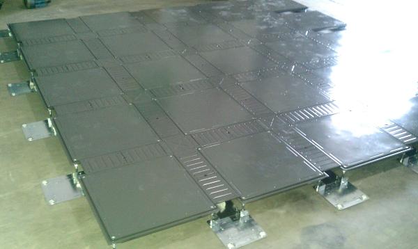 Environment Friendly Auto-locking Raised Access Flooring FS450 600 x 600 x 30mm