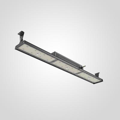 IK09 Impact Resistant Linear Padel Court Light With 60x90 Degree Beam Angle in RAL 9017 Black