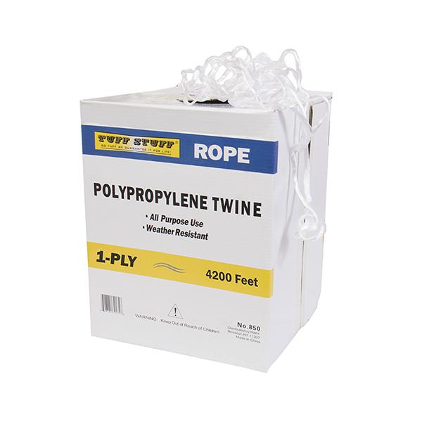 UV Resistant Polypropylene Twine with High Tensile Strength and Lightweight for Agricultural and Packaging Use