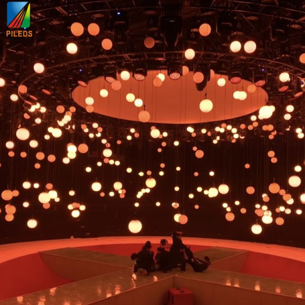 LED Kinetic Ball Light Led Lifting Ball DMX Motor Kinetic Lighting For Stage Show