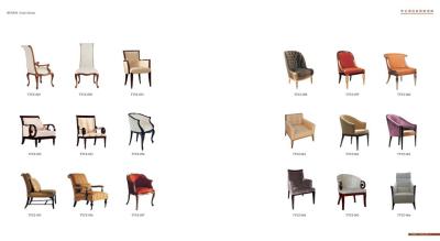 hotel chair, wooden chair, dining chair, solid wood chair, fabric chair, hotel furniture