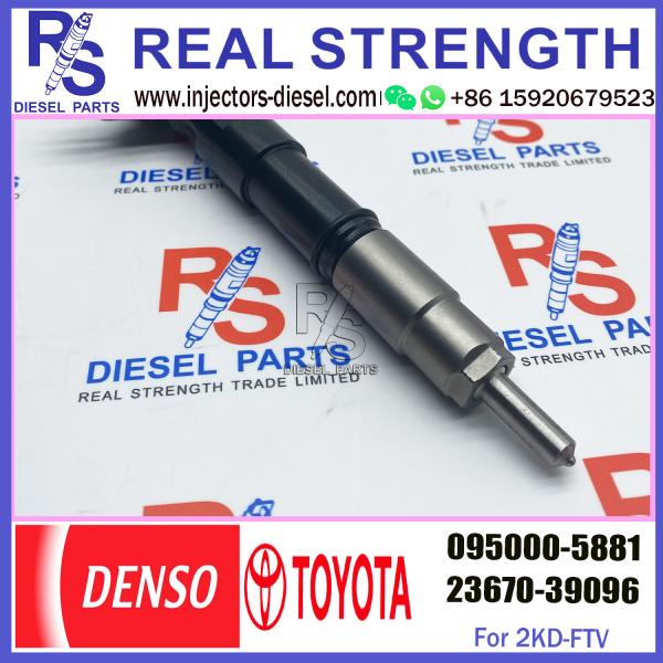 Bocal comum 23670-30050 da injeção do motor diesel de injetor de combustível 095000-5881 do trilho para Toyota 2KD-FTV