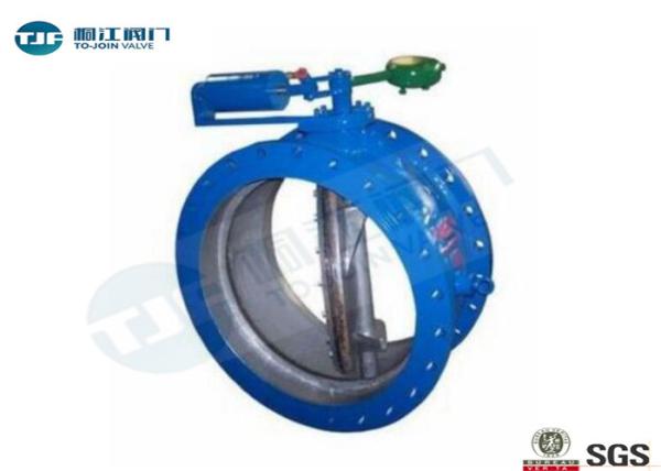 Ductile Iron Butterfly Buffer Stop Check Valve PN 25 Bar For Industrial Water Supply