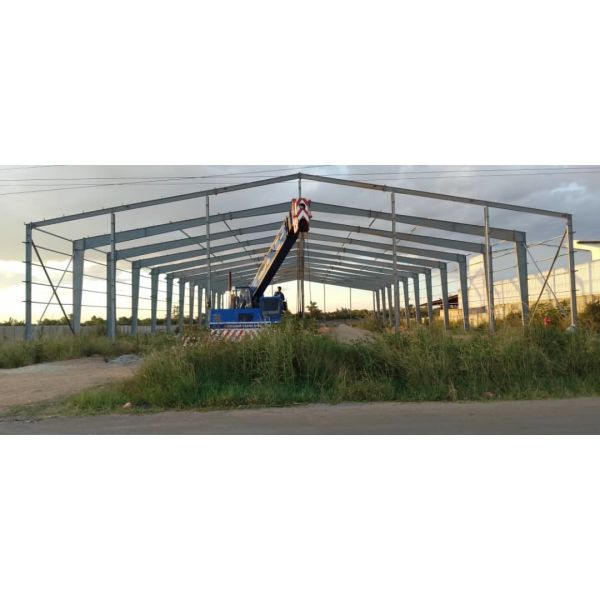  Sustainable Design Modular Metal Building Structure Steel Warehouse Prefabricated